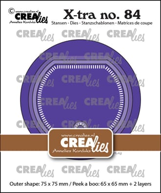 Crealies - Peek a Boo Circle X-tra Dies No. 84