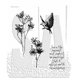 Tim Holtz - Nature's Moments Cling Stamps