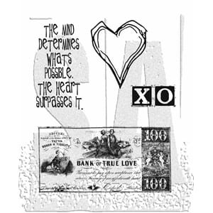 Tim Holtz - From The Heart Cling Stamps