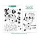 Concord & 9th: Just Love Clear Stamps, 4x6 & 6x8 inch, 2 set