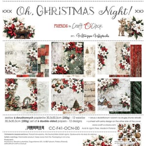 Craft O'Clock - Oh Christmas Night 12x12 Inch Paper Set