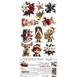Craft O'Clock - Oh Christmas Night Extras Set Flowers & More