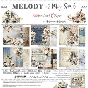 Craft O'Clock - Melody of My Soul 12x12 Inch Paper Set