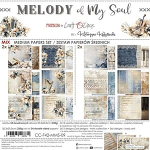 Craft O'Clock - Melody of My Soul 8x8 Inch Medium Papers Set