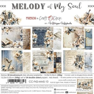 Craft O'Clock - Melody of My Soul 6x6 Inch Paper Set