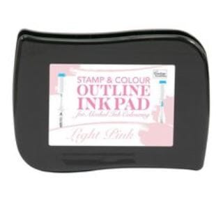 Couture Creations Light Pink Stamp & Colour Outline Ink Pad