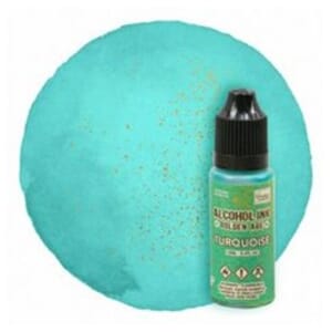 Couture Creations - Turquoise Alcohol Ink Golden Age, 12ml