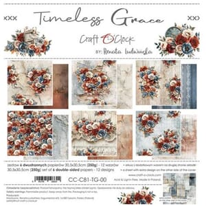 Craft O'Clock - Timeless Grace 12x12 Inch Paper Set