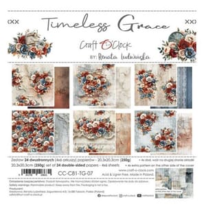 Craft O'Clock - Timeless Grace 8x8 Inch Paper Set
