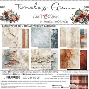 Craft O'Clock - Timeless Grace 8x8 Inch Basic Papers Set