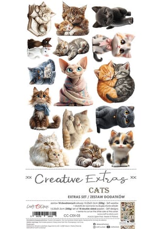 Craft O'Clock - Creative Extras Set Mix 03 Lovely Pets