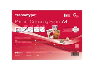 Perfect Colouring Paper, A4 250gr, 50 ark