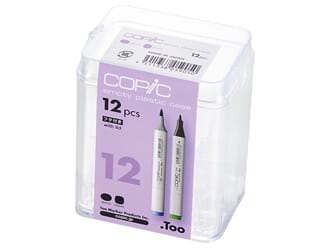 Copic Marker Oppbevaring - Klar tom boks for 12 tusjer