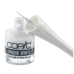 Copics Opaque White w/ brush, 6 ml