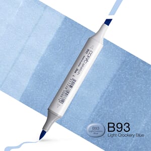 Copics Sketch - B93 LIGHT CROCKERY BLUE