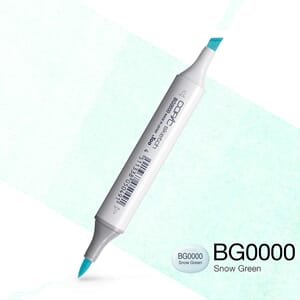 Copics Sketch - BG0000 SNOW GREEN
