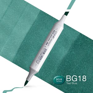 Copics Sketch - BG18 TEAL BLUE
