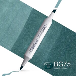 Copics Sketch - BG75 ABYSS GREEN