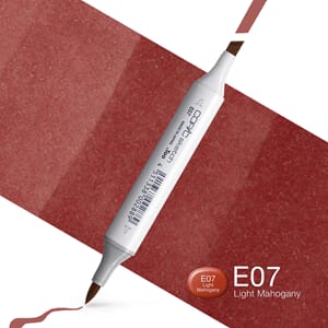 Copics Sketch - E07 LIGHT MAHOGNY