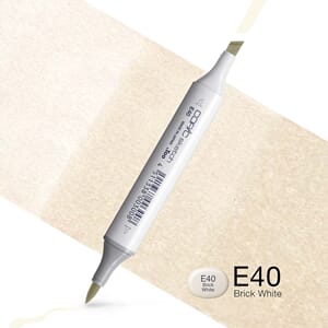 Copics Sketch - E40 BRICK WHITE