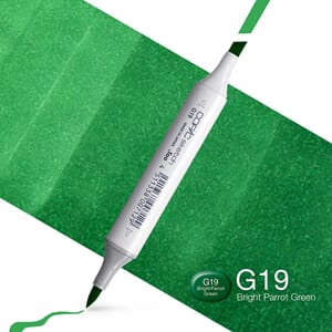 Copics Sketch - G19 BRIGHT PARROT GREEN