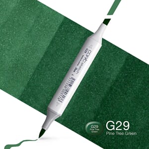 Copics Sketch - G29 PINE TREE GREEN