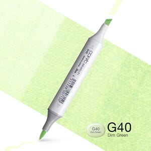 Copics Sketch - G40 DIM GREEN