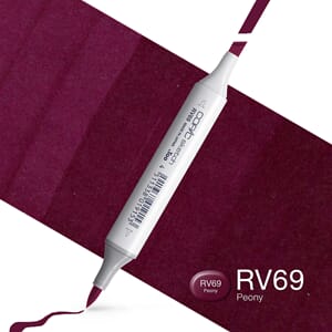 Copics Sketch - RV69 PEONY