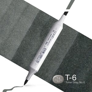 Copics Sketch - T6 TONER GRAY