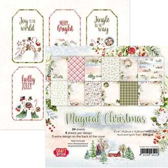 Craft & You Design - Magical Christmas 6x6 Inch Paper Set