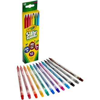 Crayola: Silly Scents Twistables Colored Pencils, 12/Pkg