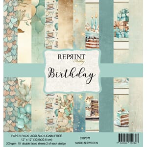 Reprint - Birthday 12x12 Inch Paper Pack