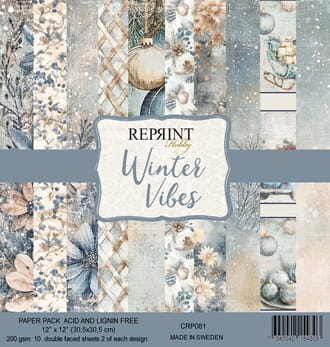 Reprint - Winter Vibes 12x12 Inch Paper Pack