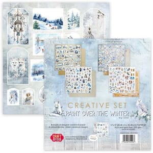 Craft & You Design - Paint Over The Winter 12x12 Inch Set