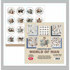 Craft & You Design - World of Man 12x12 Inch Creative Set