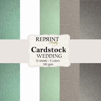 Reprint - Wedding Cardstock, 12x12 Inch Paper Pack