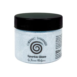 Cosmic Shimmer - Icy Smoke Sparkle Glaze, 50ml