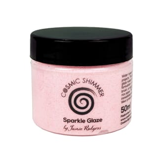 Cosmic Shimmer - Blushing Rosedust Sparkle Glaze, 50ml