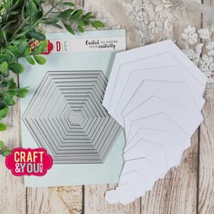 Craft & You - Hexagon Base Set Dies