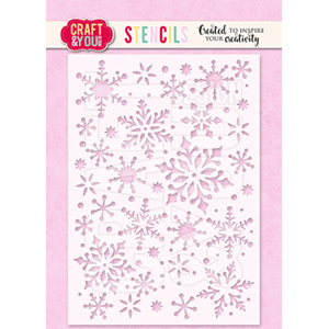 Craft & You - Snowflakes 2 A6 Stencil