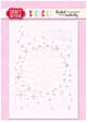 Craft & You - Sparks Wreath A6 Stencil