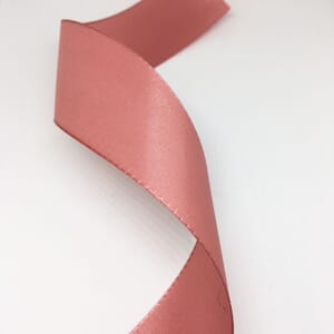 Dekorbånd - Vintage rosa, bredde 40 mm