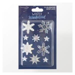 Dovecraft - Winter Wonderland Holographic Snowflakes