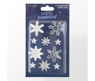 Dovecraft - Winter Wonderland Holographic Snowflakes
