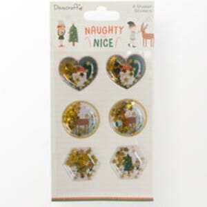 Dovecraft - Naughty or Nice Shaker Stickers