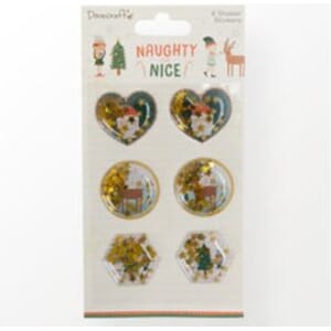 Dovecraft - Naughty or Nice Shaker Stickers