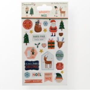 Dovecraft - Naughty or Nice Puffy Stickers