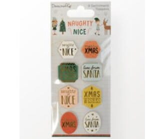 Dovecraft - Naughty or Nice Sentiment Toppers