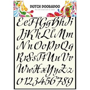 Dutch Doobadoo - Alphabet 3 Dutch Mask Art
