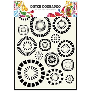 Dutch Doobadoo - Circles A5 Dutch Mask Art